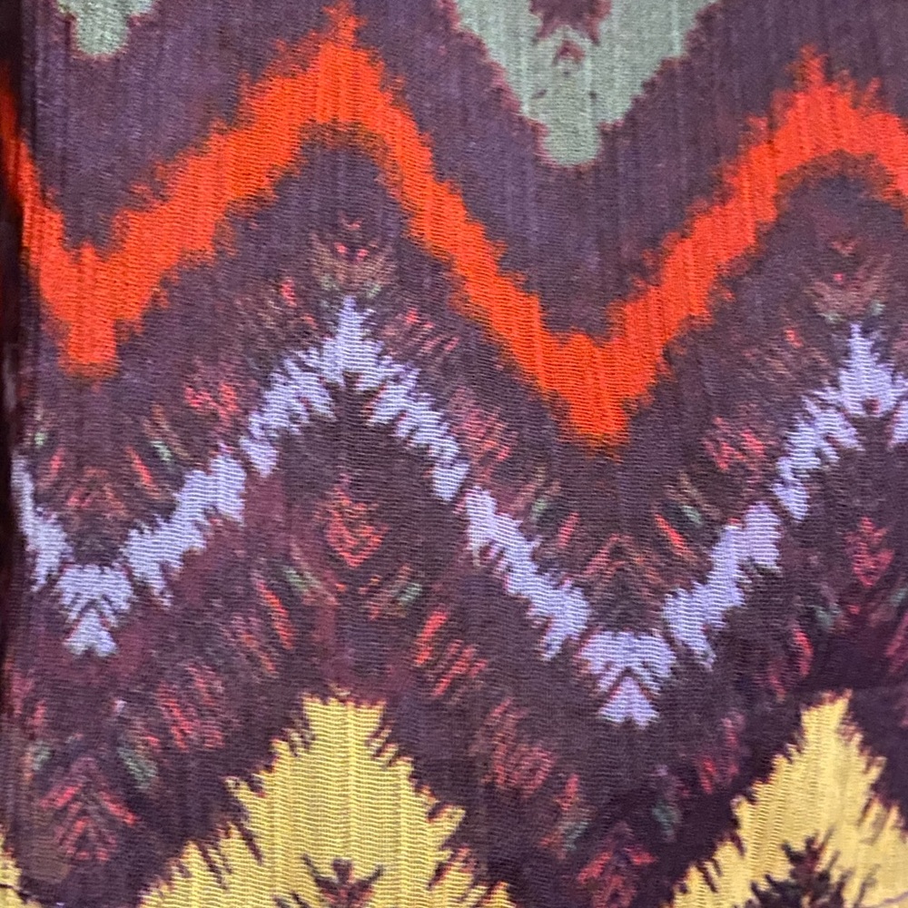 Multi color Maxi dress chevron design
